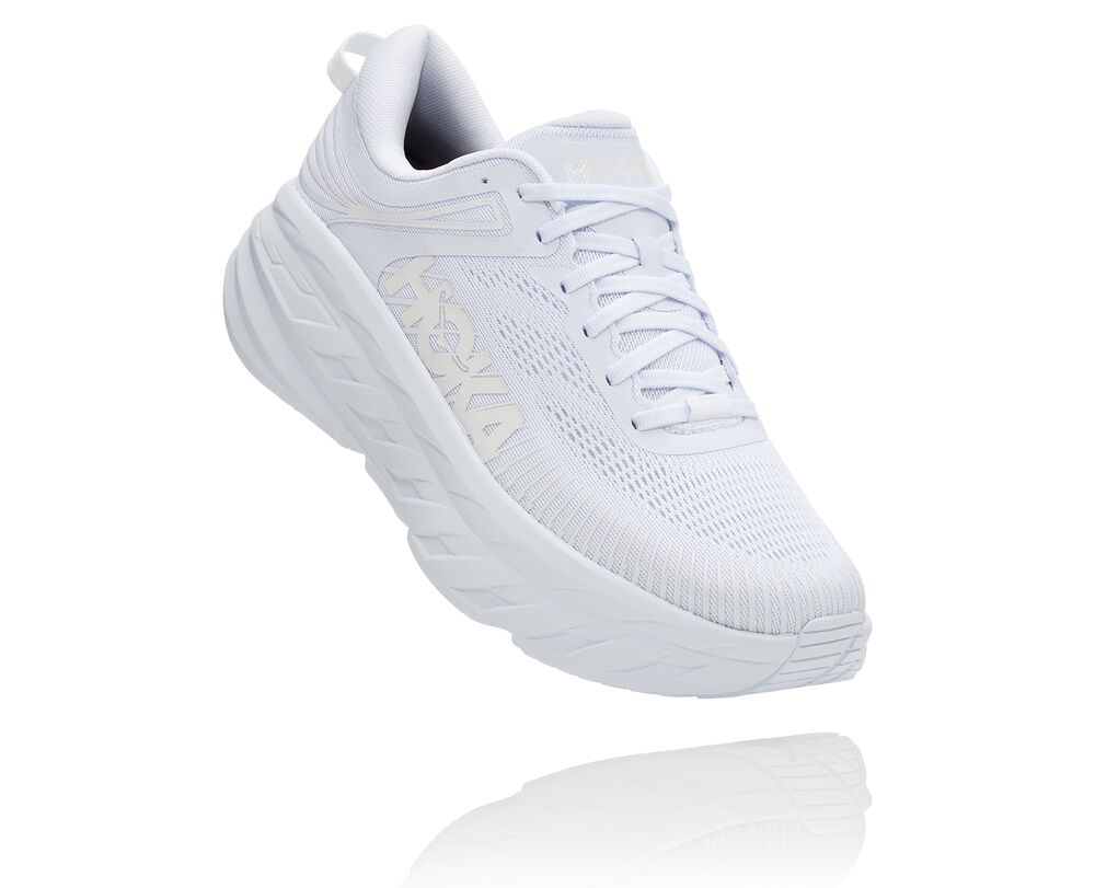 Hoka One One Bondi 7 Ortopediska Skor Herr Vita - SE-2465123